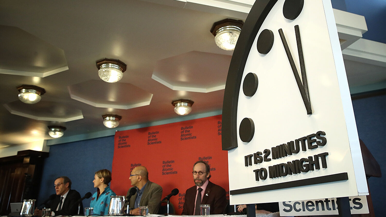 Doomsday Clock Ticks Ahead Two Minutes To Midnight Thetrumpet Com