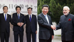 India and Japan Warm Up to China