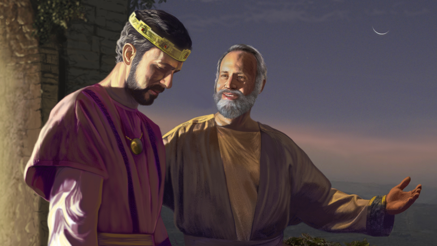 Image result for king hezekiah seeks prophet isaiah