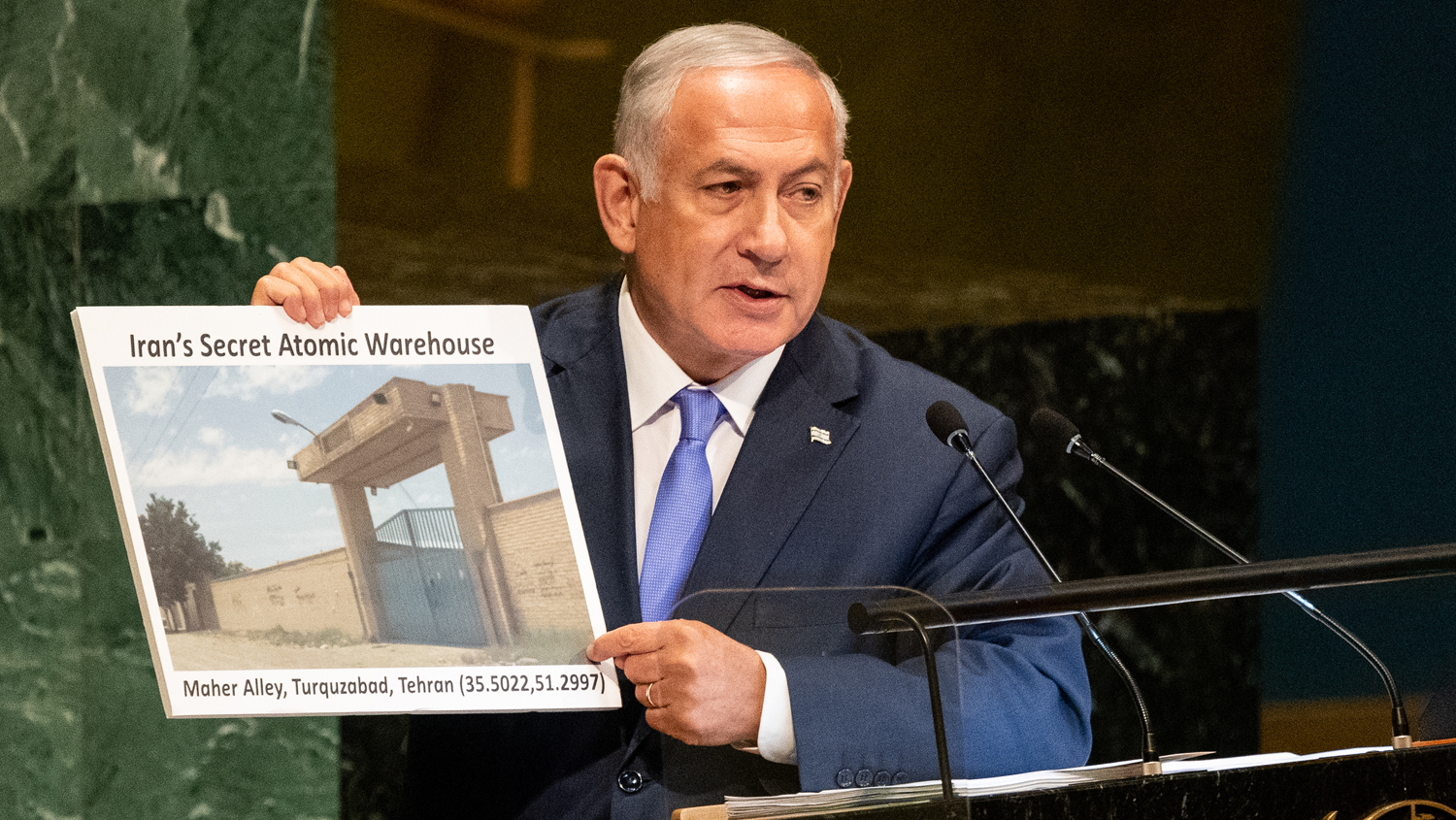Image result for Netanyahu Reveals Another Secret Iranian Nuclear Site