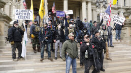 Armed Protesters Demand End to Michigan Lockdown Orders