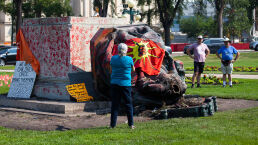 Long Live the Queen? Statue of Queen Victoria Torn Down