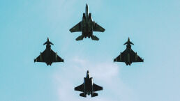 German Air Force Flies Over Promised Land