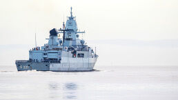 German Frigate Heads Toward the Red Sea