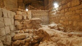 Hasmonean Period Wall Revealed Under Former Jerusalem Prison