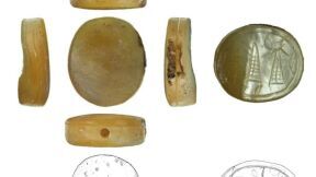 Rare Assyrian-Period, Mother-of-pearl Seal Discovered at Tel Hadid