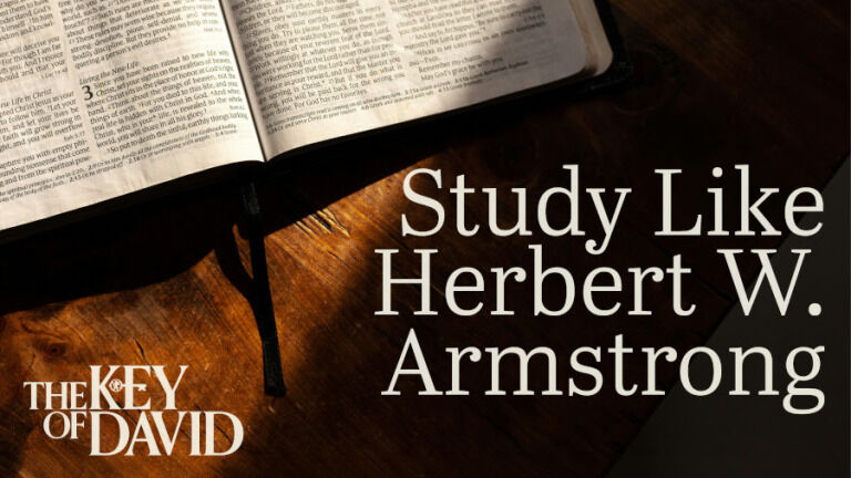 Study Like Herbert W. Armstrong
