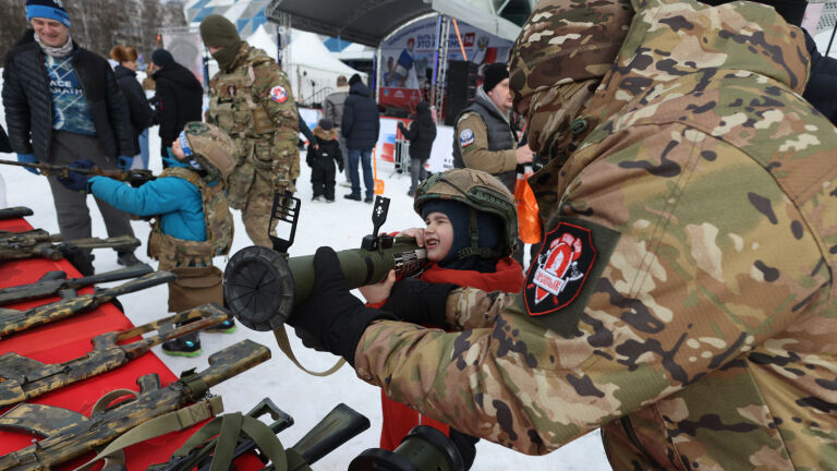 Russia Doubles Military Training in Schools as It Prepares Children for War